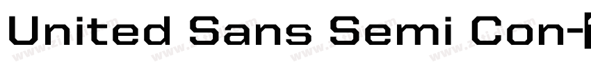 United Sans Semi Con字体转换
